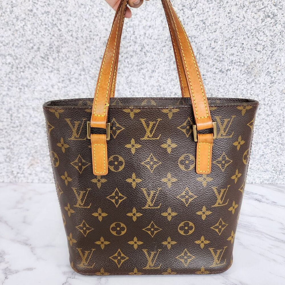 Louis Vuitton Vivian PM Monogram Top Handle Bag Tote Classic Vintage